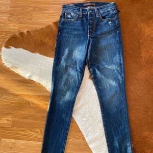 Joe’s High-Rise Skinny Ankle Jeans